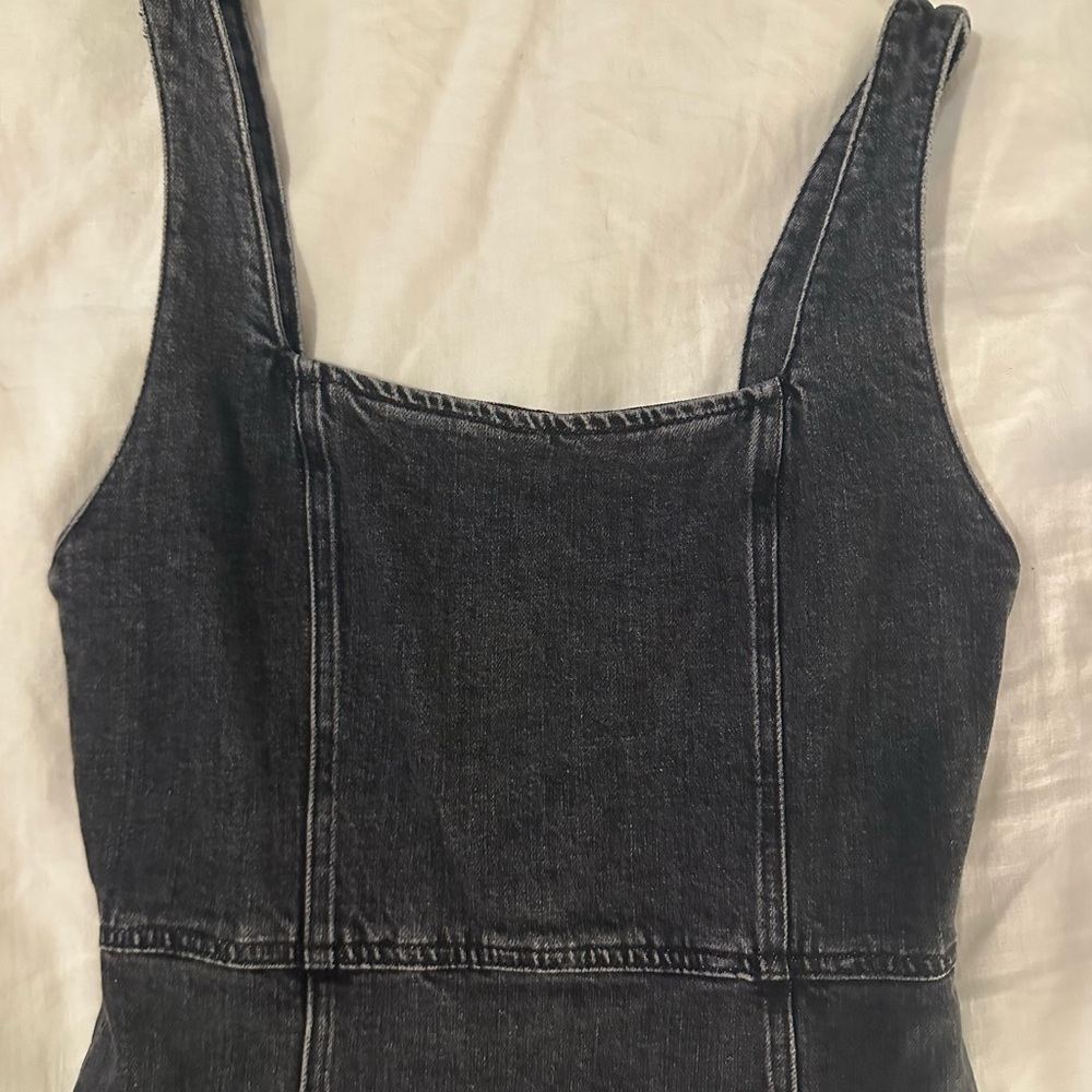 Alice + Olivia Black Denim Dress - Size 4